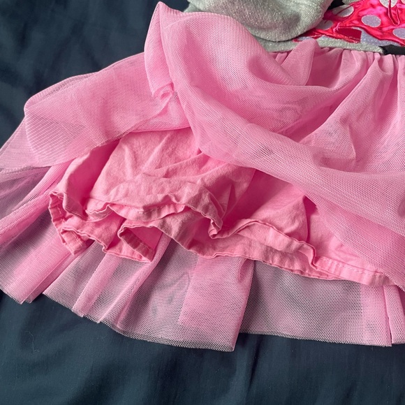 Disney Grey and Pink Minnie Mouse Dress Top - Picture 4 of 4